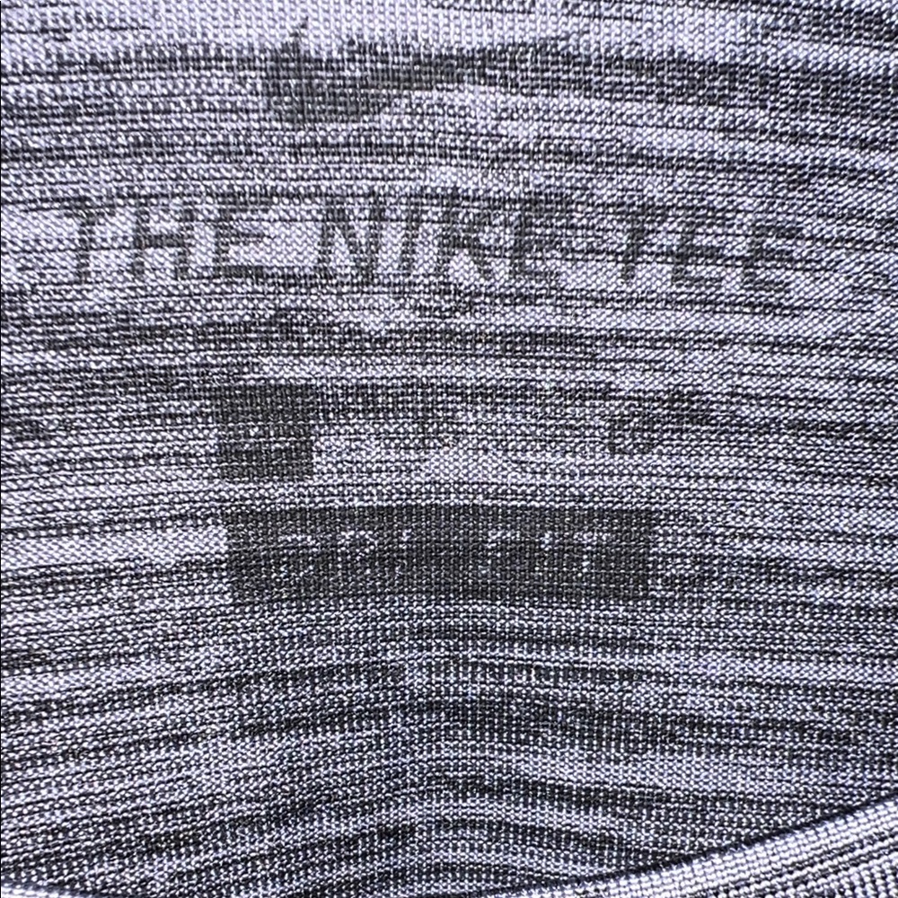 Nike Men's Heathered Black Long Sleeve Tee, Size XL - Picture 2 of 7